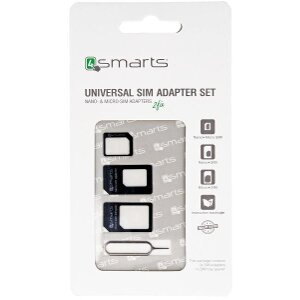 4SMARTS UNIVERSAL SIM ADAPTER SET 3 PCS