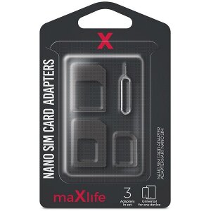 MAXLIFE NANO SIM CARD ADAPTERS