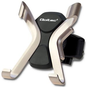 QOLTEC CAR HOLDER X-CS AIR VENT BLACK-CHAMPAGNE