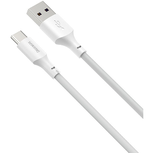 BASEUS SIMPLE WISDOM DATA CABLE KIT 2-PACK USB TO TYPE-C 40W 5A PD 1.5M WHITE