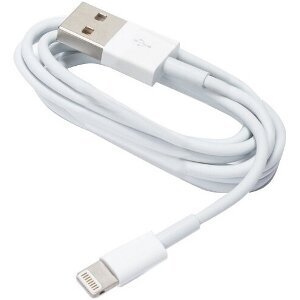 FOREVER USB DATA CABLE FOR APPLE IPHONE 8-PIN WHITE BULK