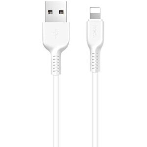 HOCO X20 FLASH CHARGING DATA CABLE FOR LIGHTNING 1M WHITE