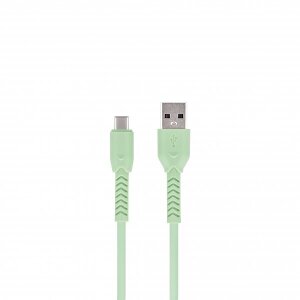 MAXLIFE MXUC-04 CABLE USB - USB-C 1,0 M 3A GREEN