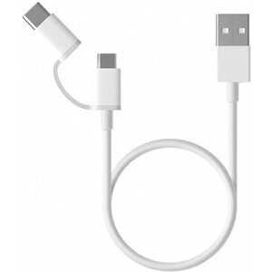 XIAOMI MI SJV4083TY 2-IN-1 USB CABLE TO MICRO-USB + TYPE C 30CM