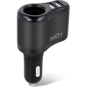 SETTY CAR SOCKET SPLITTER RGS-01 2X USB 2A