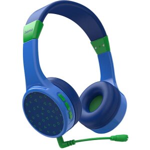 HAMA 184111 TEENS GUARD BLUETOOTH CHILDRENS HEADPHONES ON-EAR VOLUME LIMITER BL