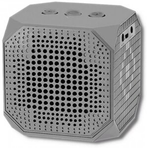 QOLTEC BLUETOOTH SPEAKER 3W DOUBLE SPEAKER GRAY