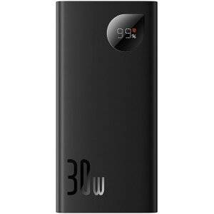 BASEUS ADAMAN 2 METAL DIGITAL DISPLAY QUICK CHARGE POWER BANK 30W 10000MAH BLACK