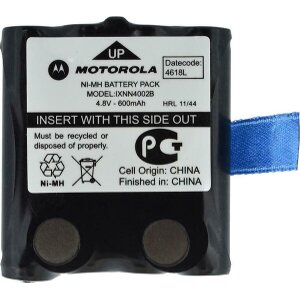 MOTOROLA TLKR ΕΠΑΝΑΦΟΡΤΙΖΟΜΕΝΗ ΜΠΑΤΑΡΙΑ NI-MH ΓΙΑ WALKIE TALKIE 600 MAH 4.8 V