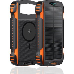 4SMARTS SOLAR POWER BANK WIRELESS RUGGED TITANPACK ULTIMAG 20000MAH BLACK