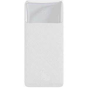 BASEUS BIPOW FAST CHARGE POWER BANK 30000MAH 15W WHITE