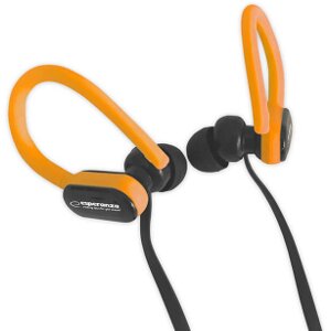 ESPERANZA EH197 EARPHONES WITH MICROPHONE BLACK AND ORANGE