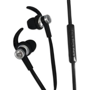 ESPERANZA EH201 EARPHONES WITH MICROPHONE AND VOLUME CONTROL EH201 BLACK/SILVER