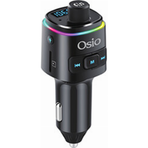 OSIO OFT-4240BT FM TRANSMITTER ΜΕ LED HANDS FREE ΦΟΡΤΙΣΤΗ ΑΥΤΟΚΙΝΗΤΟΥ BLUETOOTH MICRO SD ΚΑΙ 2 USB