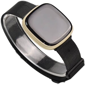 4SMARTS ARMBAND FITBIT SENSE / VERSA 3, MESH, BLACK