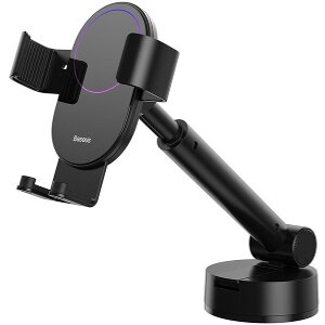 BASEUS SIMPLISM GRAVITY CAR MOUNT HOLDER WITH SUCTION BASE BLACK