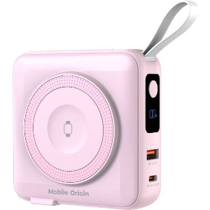 MOBILE ORIGIN POWERBANK & CHARGER LIGHTNING/USB-C CABLE MAGSAFE/AW/IPHONE COMPATIBLE PINK
