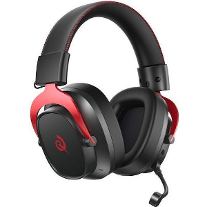 QCY HEROAD VT200 PRO TRI-MODE RED WIRED/WIRELESS/BT GAMING HEADSET 53MM METAL HEADBAND PS4/PS5/PC