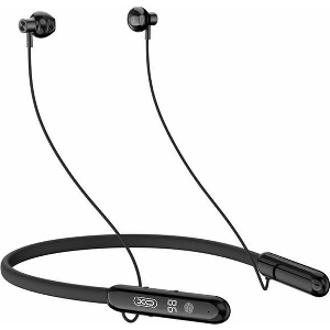 XO BS36 MAGNETIC NECKBAND SPORTS EARPHONES (LED DISPLAY, TOUCH CONTROLS, TF CARD)