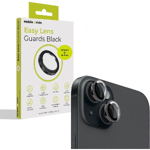 MOBILE ORIGIN EASY LENS GUARDS BLACK IPHONE 15 / 15 PLUS