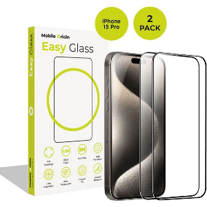 MOBILE ORIGIN EASYGLASS IPHONE 15 PRO 2 PACK