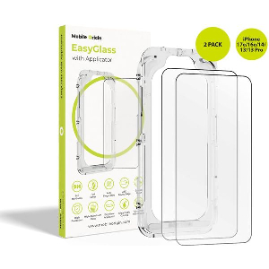 MOBILE ORIGIN EASYGLASS WITH APPLICATOR IPHONE 17E/16E/14/13/13 PRO 2 PACK