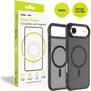 MOBILE ORIGIN HYBRID MAGSAFE CASE MATTE BLACK IPHONE 17E/16E