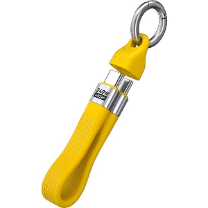 MOBILE ORIGIN 240W 40GBPS 8K USB-C KEYCHAIN CABLE CB17 YELLOW