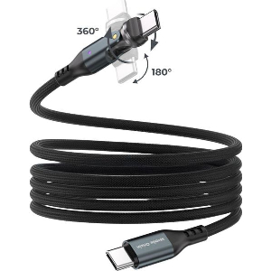 MOBILE ORIGIN 240W MAGNETIC 540° ROTATING USB-C TO USB-C CABLE 1 M CB14