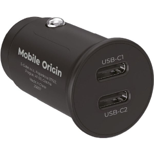 MOBILE ORIGIN 30W SUPER CAR CHARGER CA20 2X USB-C