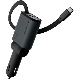 MOBILE ORIGIN 3IN1 50W CAR CHARGER CA27 USB-C + USB-A USB-C CABLE