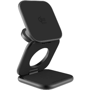 MOBILE ORIGIN 3IN1 QI2 25W ULTRASLIM FOLDABLE CHARGER PW36 MAGSAFE MATTE BLACK
