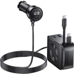 MOBILE ORIGIN 75W 5IN1 CAR CHARGER CA23 2X USB-C + USB-A PORT 2X USB-C CABLE