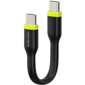 MOBILE ORIGIN COMPACT CABLE USB-C TO USB-C BLACK