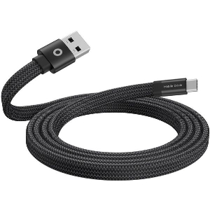 MOBILE ORIGIN MAGNETIC FLAT PATENTED ORIGINAL CABLE USB-A TO USB-C 1M BLACK