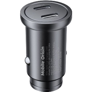 MOBILE ORIGIN METAL CAR CHARGER 30W CA13 2X USB-C