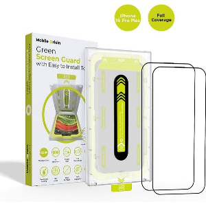 MOBILE ORIGIN SCREEN GUARD WITH APPLICATOR 2 PACK IPHONE 16 PRO MAX