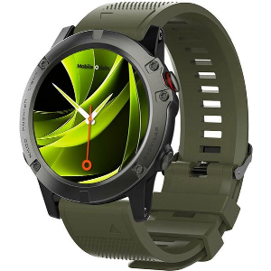 MOBILE ORIGIN STRAP QUICK FIT FOR GARMIN ES1 22MM DARK GREEN