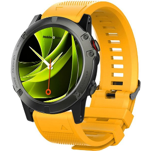 MOBILE ORIGIN STRAP QUICK FIT FOR GARMIN ES1 22MM YELLOW