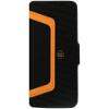 ΘΗΚΗ ΔΕΡΜΑΤΙΝΗ FLIP STONEAGE APPLE IPHONE 5/5S CRAZY ZEBRA BLACK-ORANGE