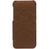 ΘΗΚΗ ΔΕΡΜΑΤΙΝΗ FLIP STONEAGE APPLE IPHONE 5C CIVILIZATION ROAD BROWN