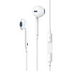 DEVIA SMART EARPODS WITH REMOTE AND MIC WHITE
