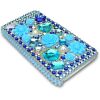 SANDBERG BLING COVER IPHONE 4/4S BLUE FLOWERS