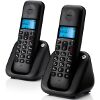 MOTOROLA T302 DECT GAP DUAL CORDLESS PHONE GR