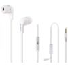 QOLTEC 50801 IN-EAR HEADPHONES WITH MICROPHONE WHITE