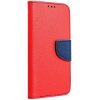 FANCY BOOK FLIP CASE FOR XIAOMI REDMI NOTE 9 RED/NAVY