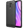 FORCELL CARBON BACK COVER CASE FOR XIAOMI REDMI 9 BLACK