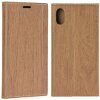 FORCELL WOOD BOOK FLIP CASE FOR APPLE IPHONE X BROWN