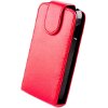 LEATHER CASE FOR HTC ONE RED