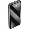 FOREVER POWER BANK TB-411 ALLIN1 10000 MAH WITH CABLES USB-C + LIGHTNING + MICROUSB BLACK